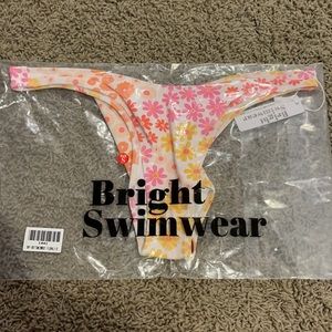 bright swimwear Sky bikini bottom (sweet floral)